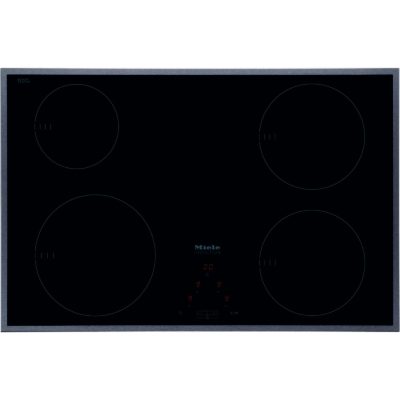 Miele KM6118 80cm Induction Hob with Stainless Steel Trim
